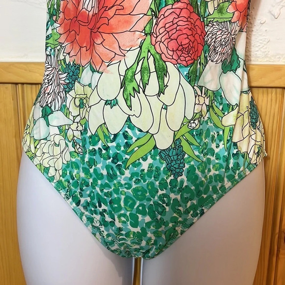JETS by Jessika Allen Tie Halter Swimsuit Sz-4 - Picture 3 of 8